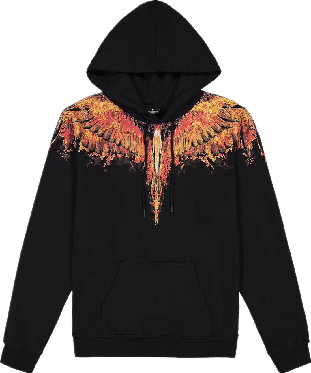 Mark Bronn Wings Print Hooded Sweatshirt for Men and Women