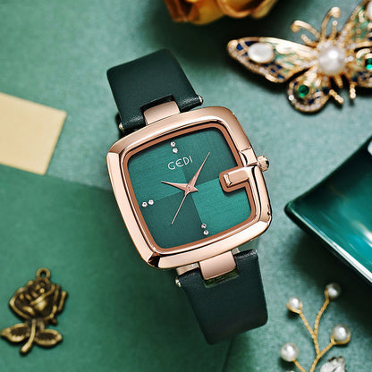 Women's Fashionable Temperament Belt Quartz Watch