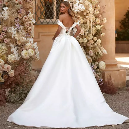 Wedding Dresses Mermaid Bride Dress With Detachable Train