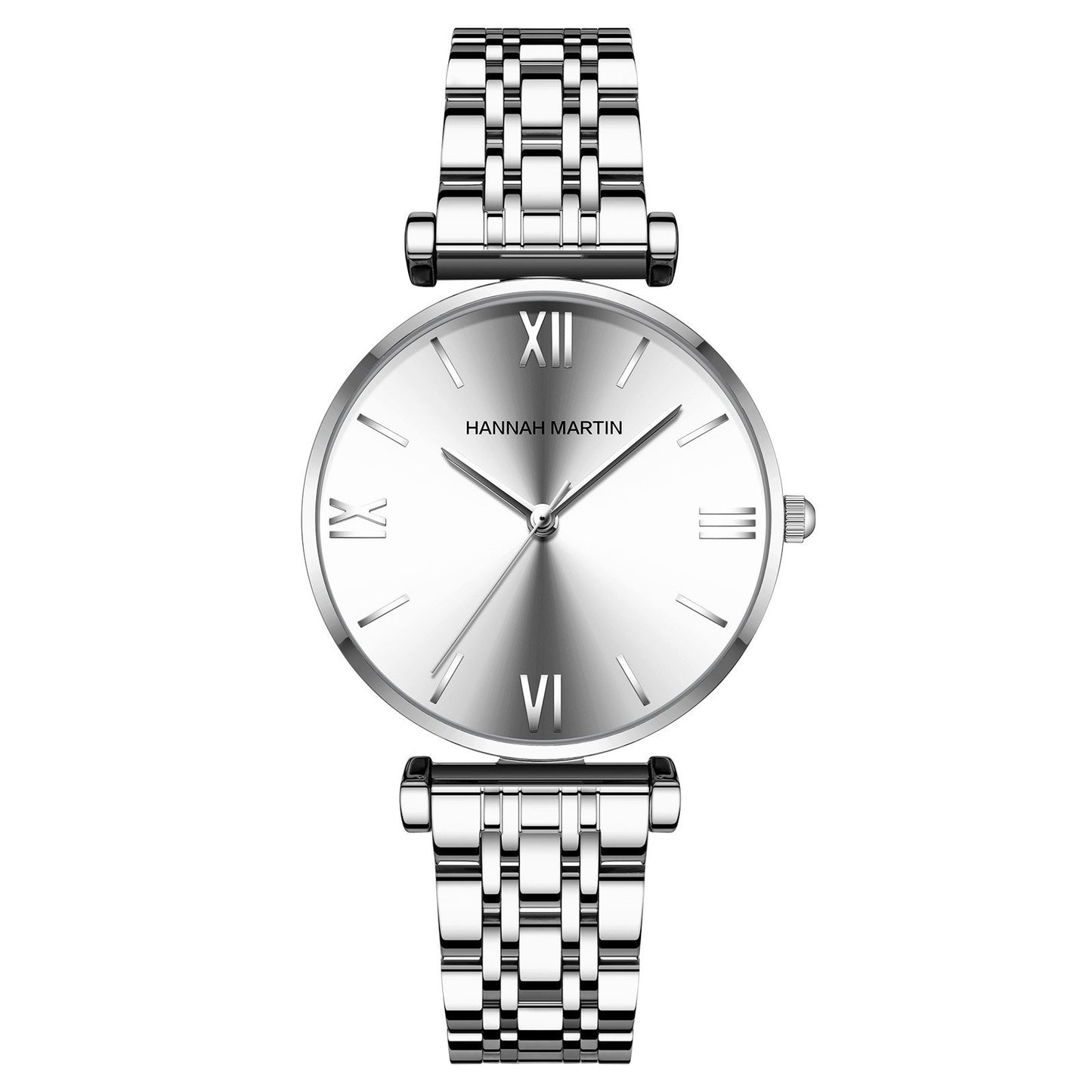 Women's Solid Stainless Steel Band Watch